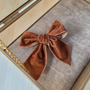 Strik velours cognac