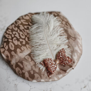 Pietenmuts Panter beige strik